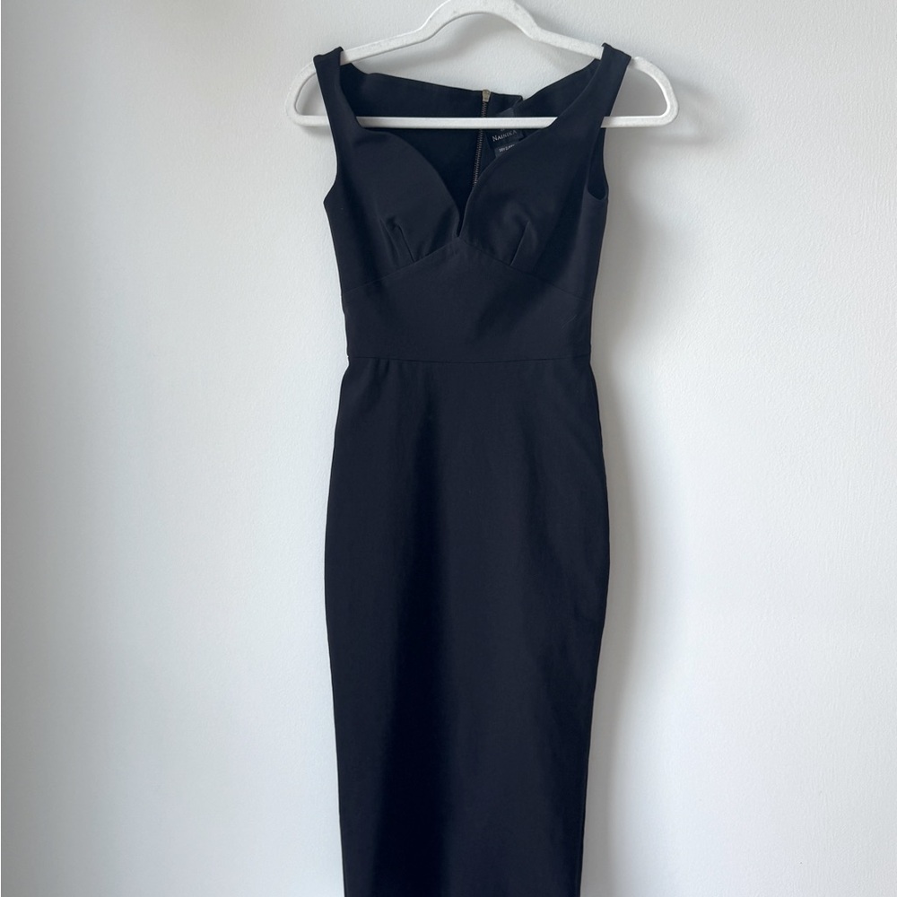 Sophisticated Black UK Size 8 Gauri and Nainika Designer Dress